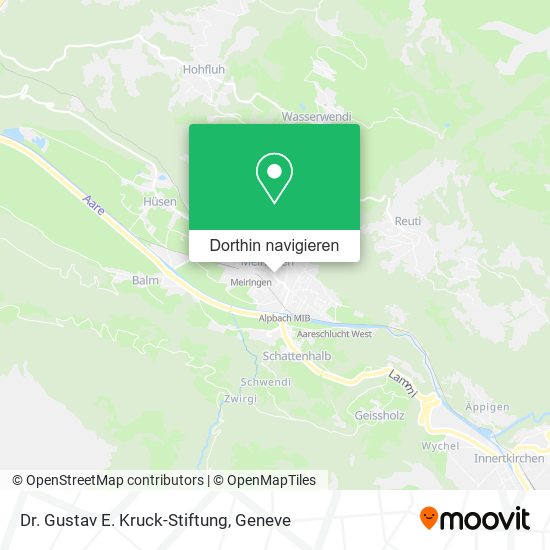 Dr. Gustav E. Kruck-Stiftung Karte