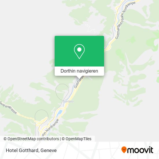 Hotel Gotthard Karte