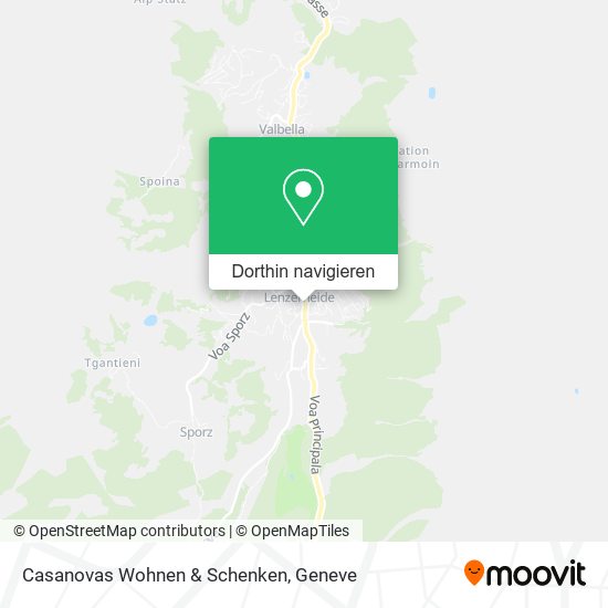 Casanovas Wohnen & Schenken Karte