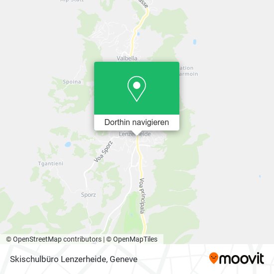 Skischulbüro Lenzerheide Karte