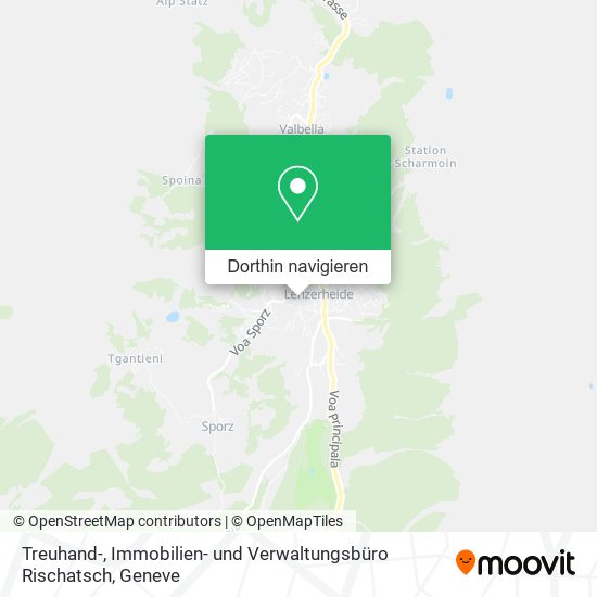 Treuhand-, Immobilien- und Verwaltungsbüro Rischatsch Karte