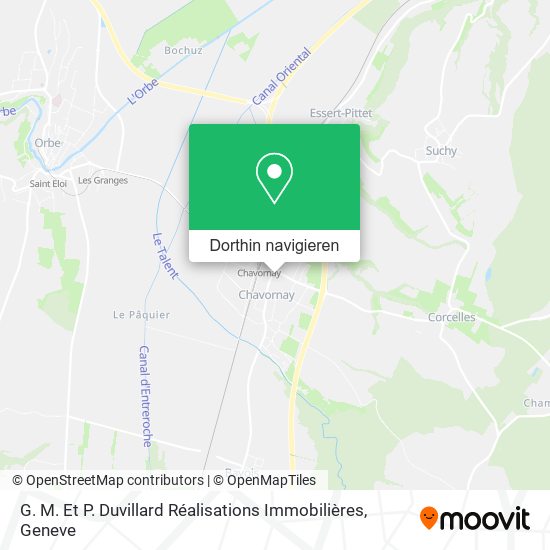 G. M. Et P. Duvillard Réalisations Immobilières Karte