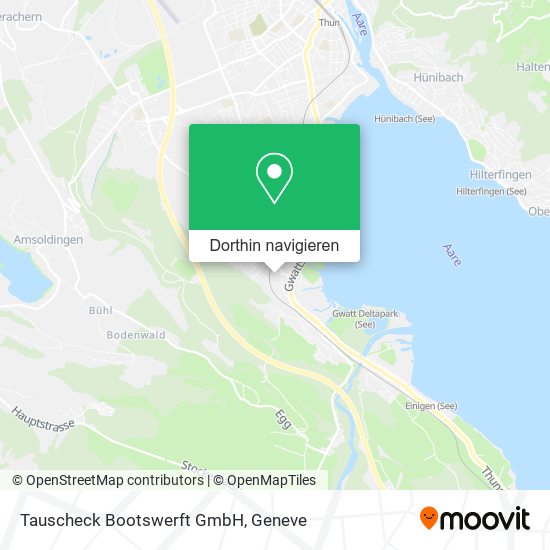 Tauscheck Bootswerft GmbH Karte