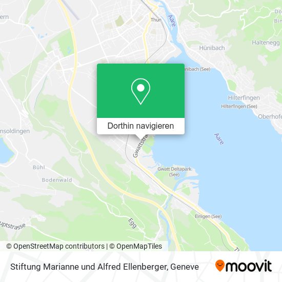 Stiftung Marianne und Alfred Ellenberger Karte