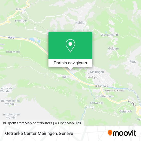 Getränke Center Meiringen Karte