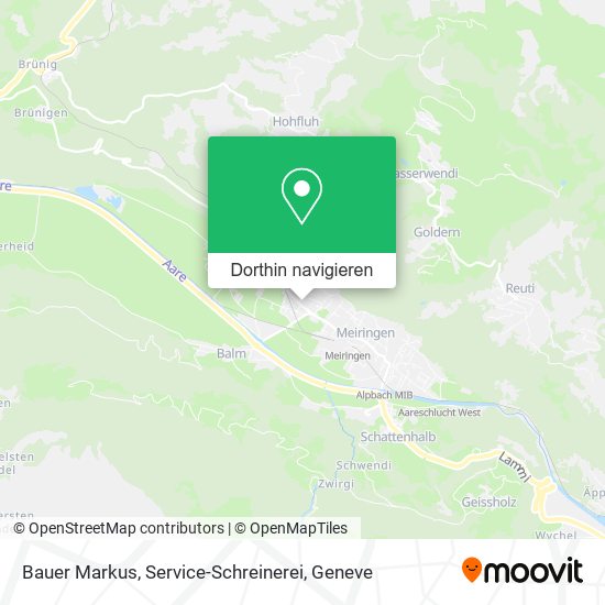 Bauer Markus, Service-Schreinerei Karte
