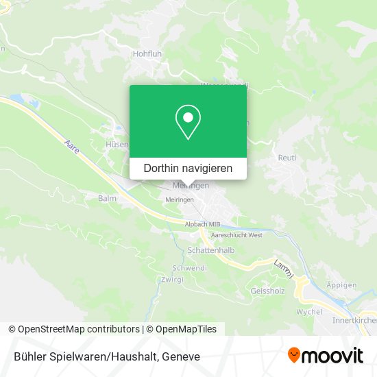 Bühler Spielwaren/Haushalt Karte