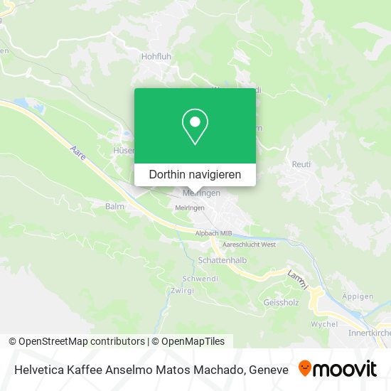 Helvetica Kaffee Anselmo Matos Machado Karte