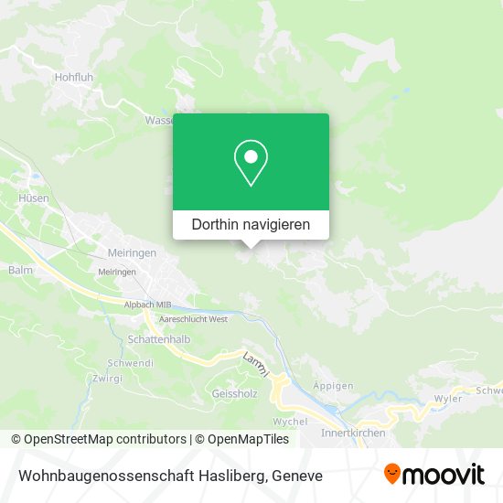 Wohnbaugenossenschaft Hasliberg Karte