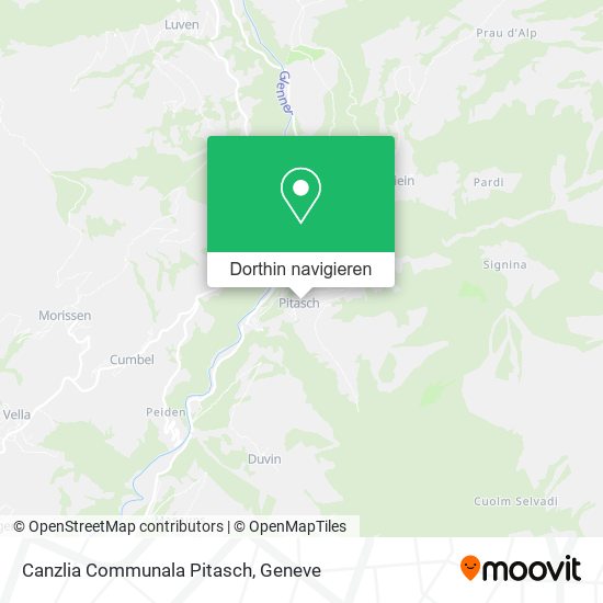 Canzlia Communala Pitasch Karte