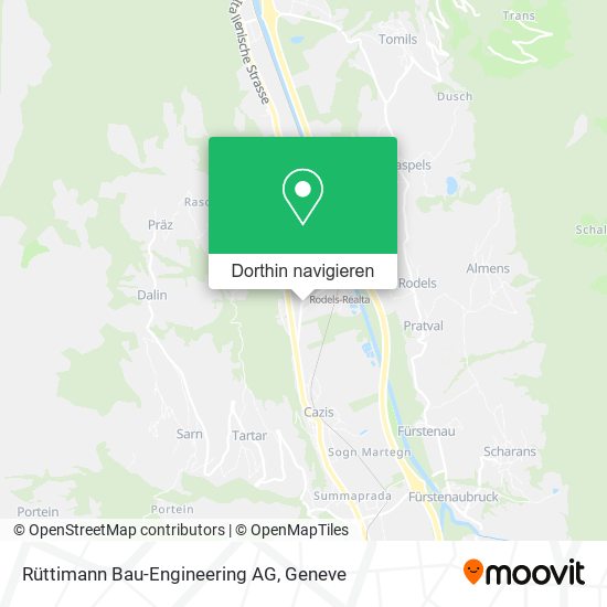 Rüttimann Bau-Engineering AG Karte