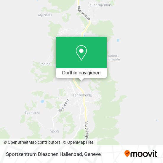Sportzentrum Dieschen Hallenbad Karte