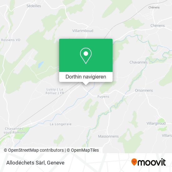 Allodéchets Sàrl Karte