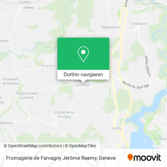 Fromagerie de Farvagny Jérôme Raemy Karte