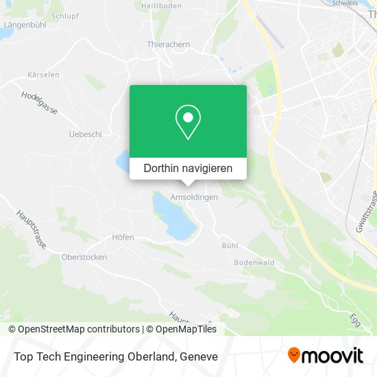 Top Tech Engineering Oberland Karte