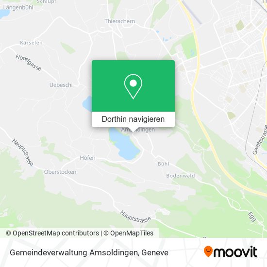 Gemeindeverwaltung Amsoldingen Karte