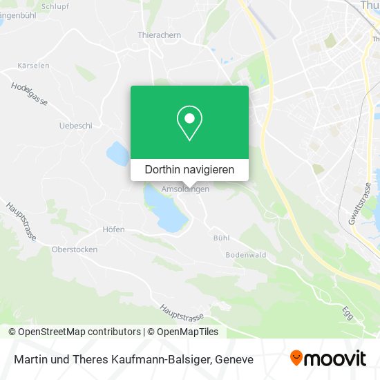 Martin und Theres Kaufmann-Balsiger Karte