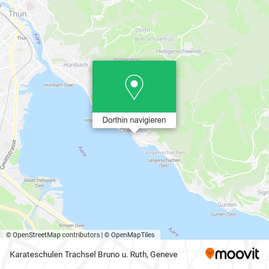 Karateschulen Trachsel Bruno u. Ruth Karte