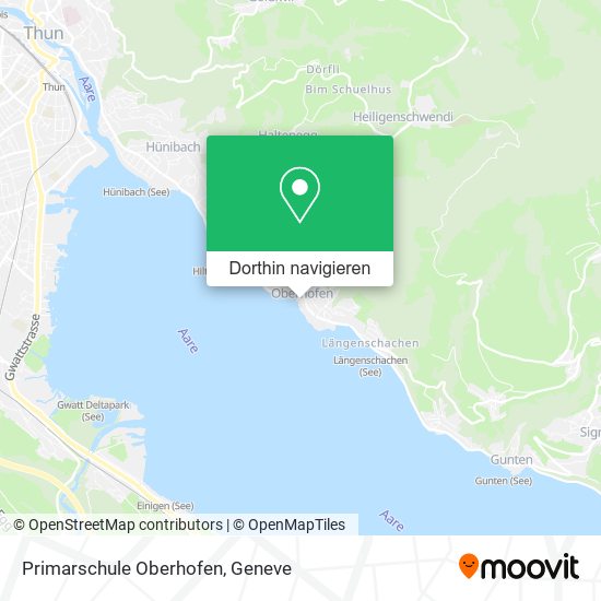 Primarschule Oberhofen Karte