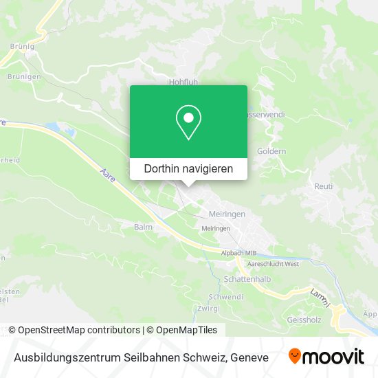 Ausbildungszentrum Seilbahnen Schweiz Karte