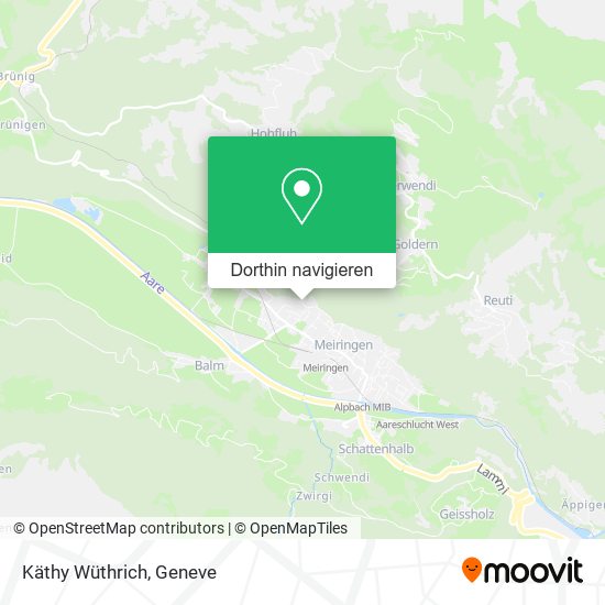 Käthy Wüthrich Karte