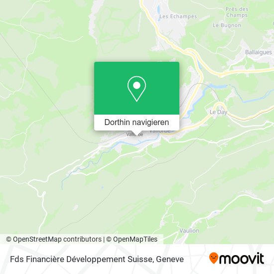 Fds Financière Développement Suisse Karte