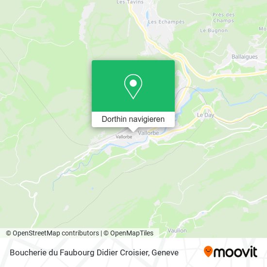 Boucherie du Faubourg Didier Croisier Karte