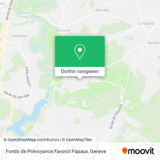 Fonds de Prévoyance Favorol Papaux Karte