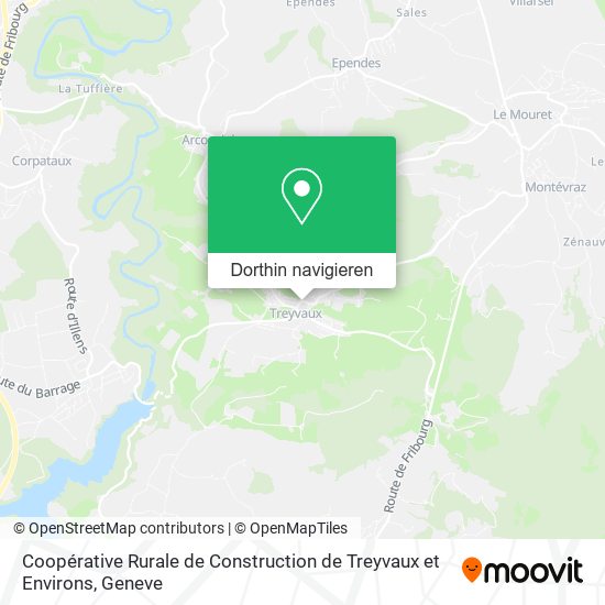 Coopérative Rurale de Construction de Treyvaux et Environs Karte