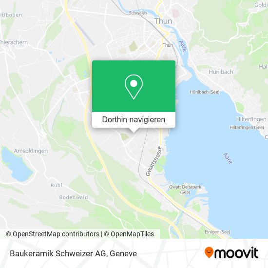 Baukeramik Schweizer AG Karte