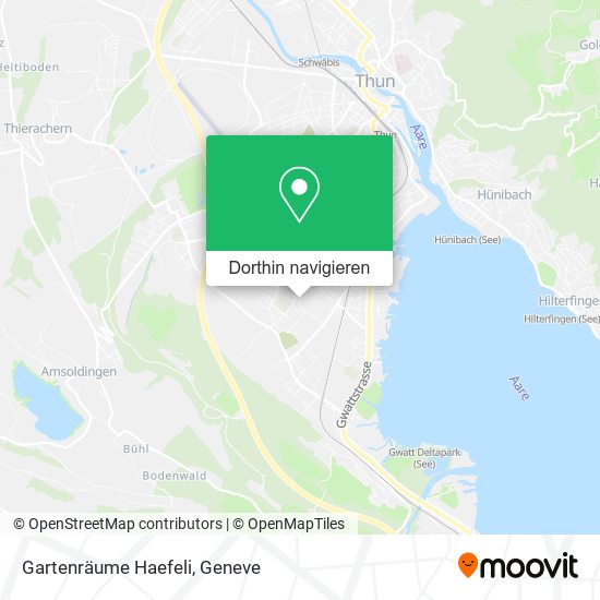 Gartenräume Haefeli Karte