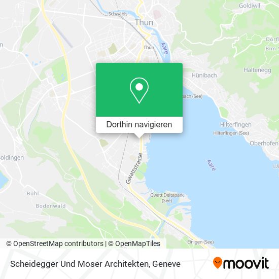 Scheidegger Und Moser Architekten Karte