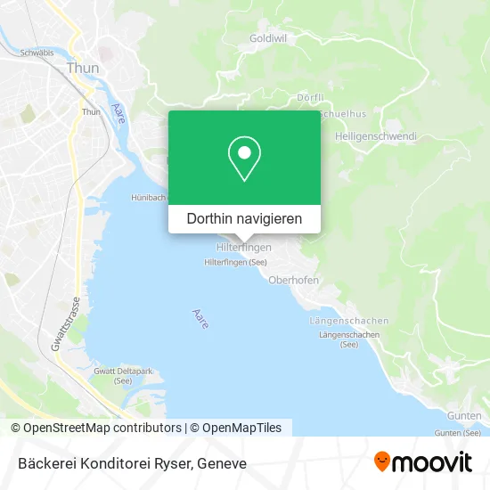 Bäckerei Konditorei Ryser Karte