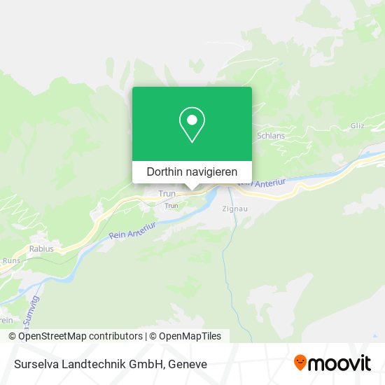 Surselva Landtechnik GmbH Karte