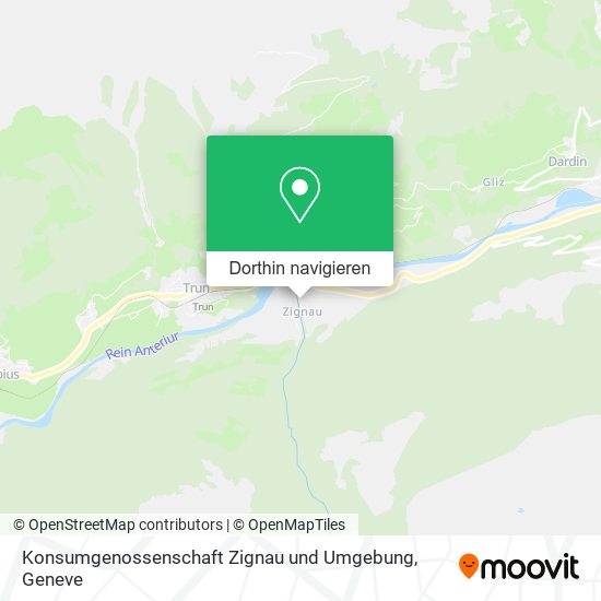Konsumgenossenschaft Zignau und Umgebung Karte