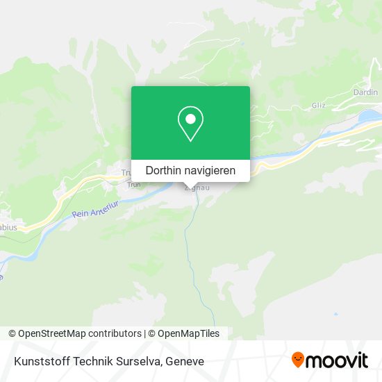 Kunststoff Technik Surselva Karte