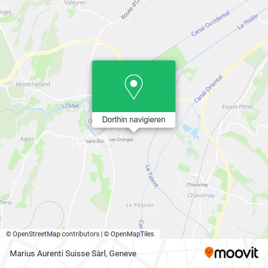 Marius Aurenti Suisse Sàrl Karte