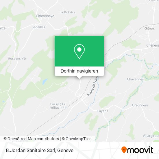 B.Jordan Sanitaire Sàrl Karte