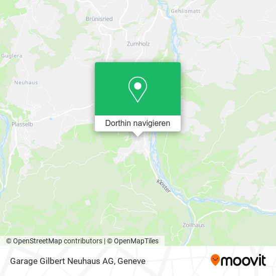 Garage Gilbert Neuhaus AG Karte