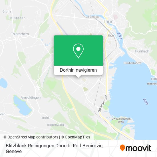 Blitzblank Reinigungen Dhouibi Rod Becirovic Karte