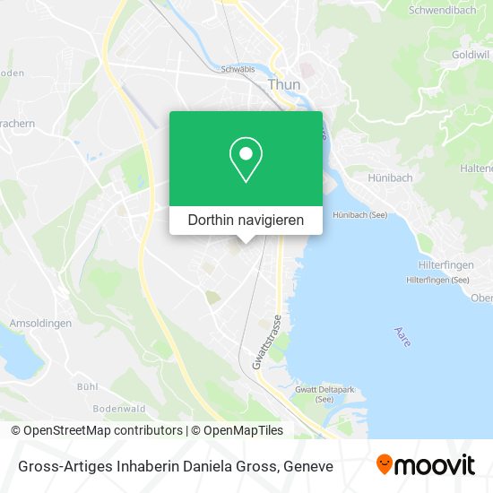 Gross-Artiges Inhaberin Daniela Gross Karte