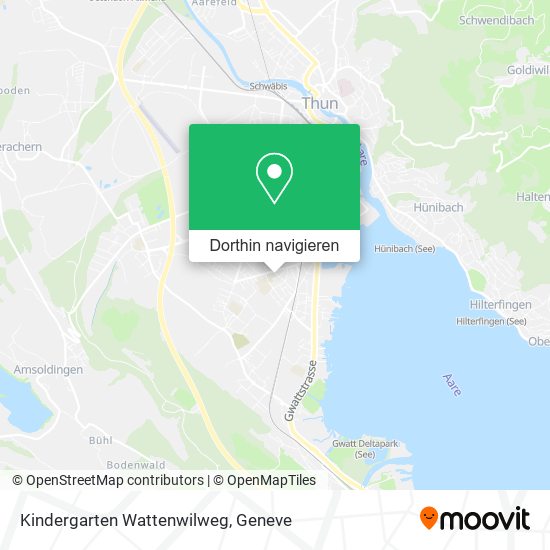 Kindergarten Wattenwilweg Karte