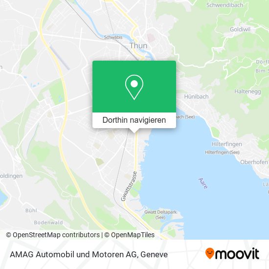 AMAG Automobil und Motoren AG Karte