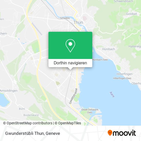Gwunderstübli Thun Karte
