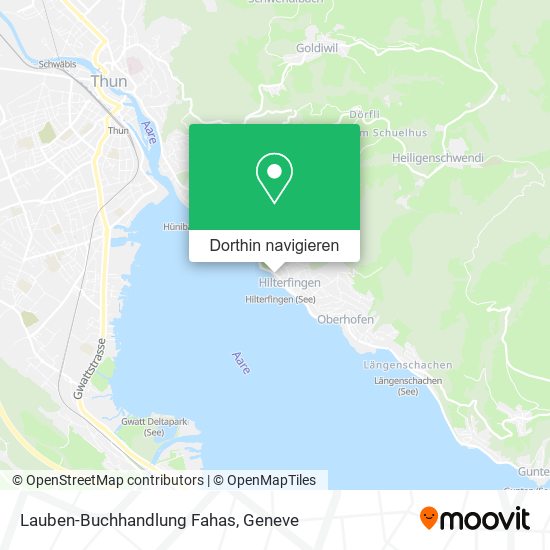Lauben-Buchhandlung Fahas Karte