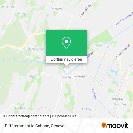 Différemment la Cabane Karte