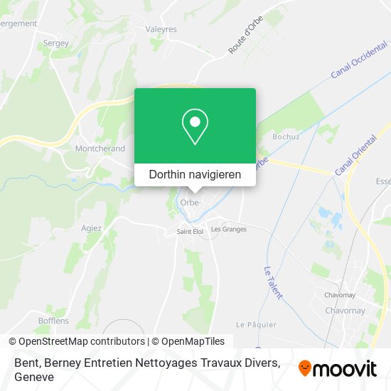 Bent, Berney Entretien Nettoyages Travaux Divers Karte