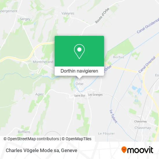 Charles Vögele Mode sa Karte