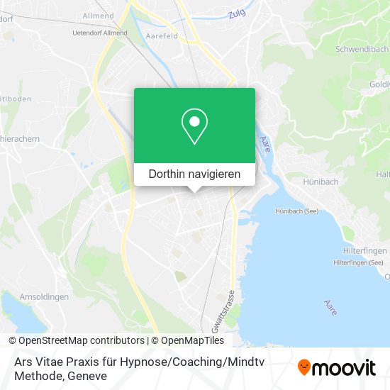 Ars Vitae Praxis für Hypnose / Coaching / Mindtv Methode Karte
