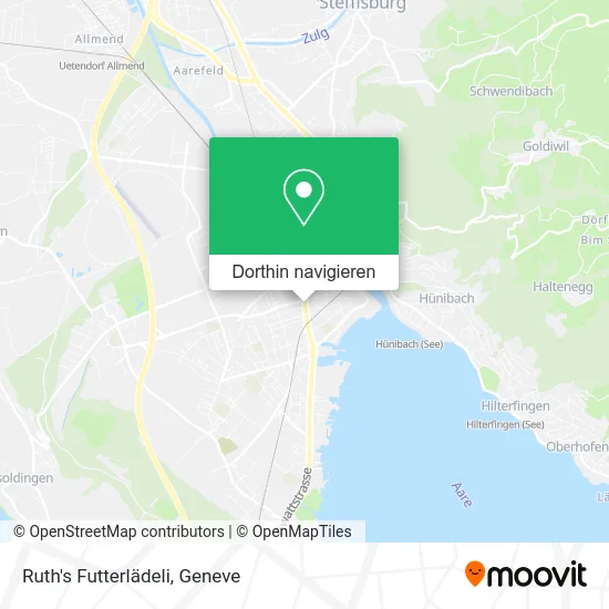 Ruth's Futterlädeli Karte